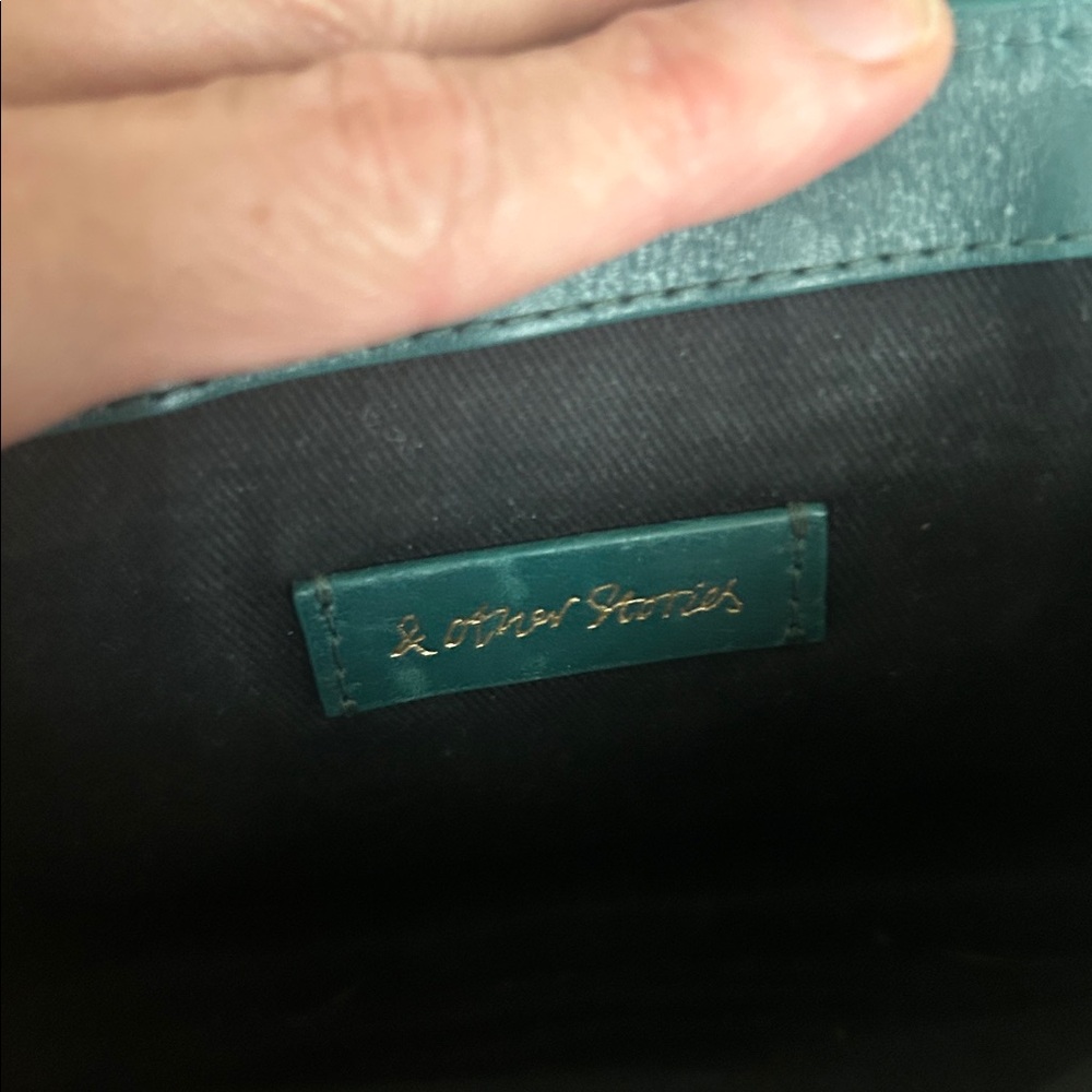 & Other Stories green shoulder bag - Picture 2 of 5